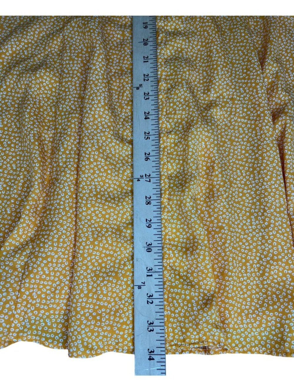 Lulus Castana Mustard Yellow Button-Up Dress With Ruffle Sleeves & Tie Back XL - Picture 6 of 16